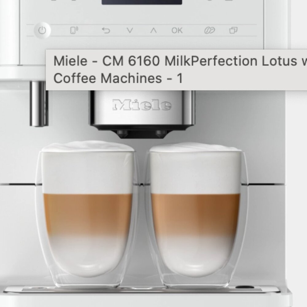 Miele l6160 Coffee Maker  White Lotus - Picture 3 of 4